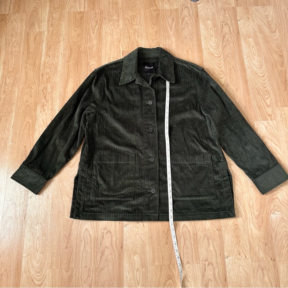 NWOT - Madewell Green Corduroy Chore Jacket